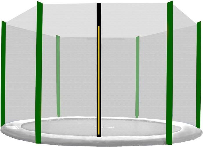 Aga Ochranná síť 275 cm na 6 tyčí Black net/ Dark Green - obrázek 1