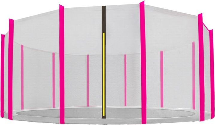 Aga Ochranná síť 488 cm na 12 tyčí Black net / Pink - obrázek 1