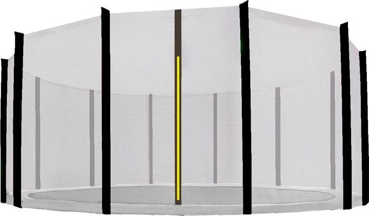Aga Ochranná síť 460 cm na 12 tyčí Black net / Black - obrázek 1