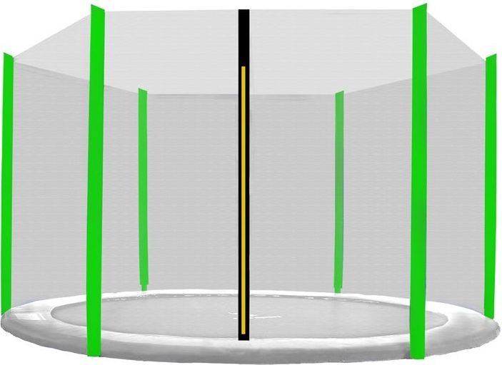 Aga Ochranná síť 275 cm na 6 tyčí Black net/ Light Green - obrázek 1