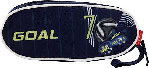 Školní penál Target, Goal, barva modrá - obrázek 1