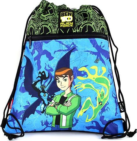 Sportovní vak Ben 10, modrý s motivem Ben 10 - obrázek 1