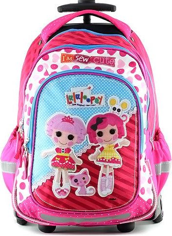 Lalaloopsy Školní batoh trolley , Textilní nášivka - obrázek 1