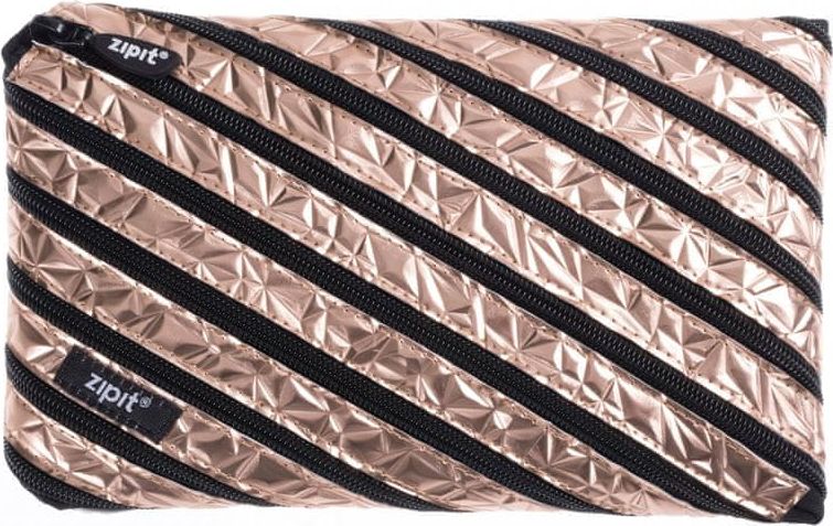 Zipit Metallic velký penál / pouzdro Bronze - obrázek 1