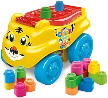 Clementoni Clemmy baby - Tygr vagón s kostičkami - obrázek 1