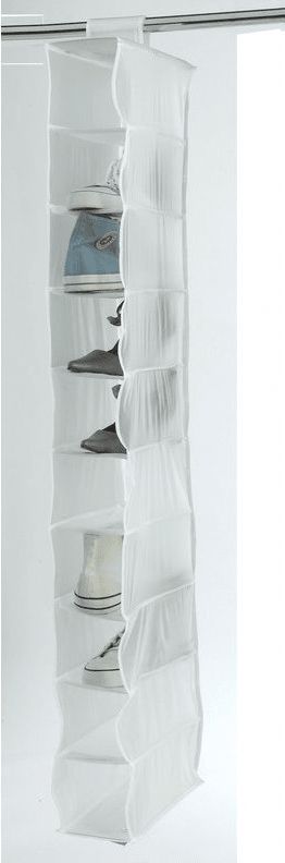 Compactor Milky závěsný organizér na obuv 15 x 30 x 128 cm - 10 přihrádek - obrázek 1