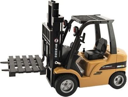 Teddies Vysokozdvižný vozík RC kov/plast 33cm na bat. se světlem a zvukem v krabici 52x37x23cm - obrázek 1