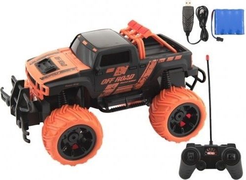Teddies Auto RC buggy plast 27cm 27MHz na baterie + dobíjecí pack v krabici 36x18,5x19cm - obrázek 1