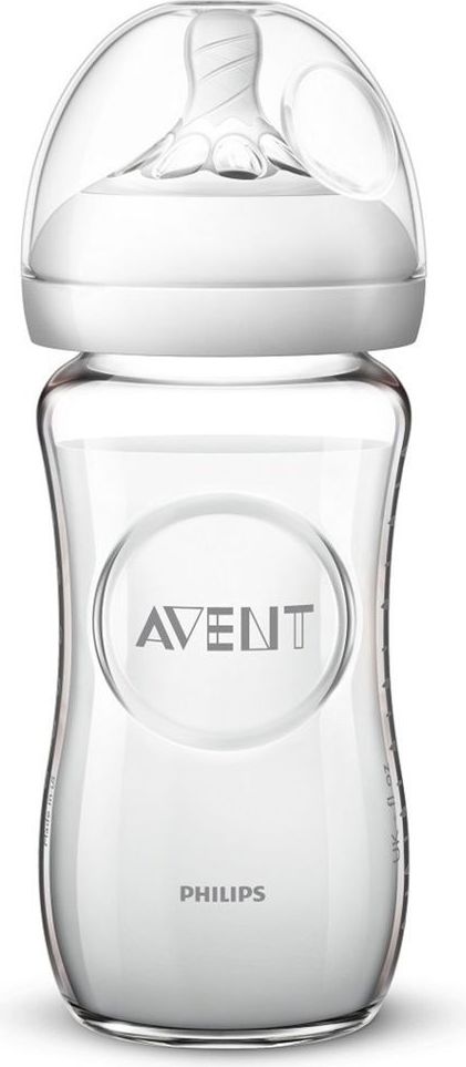 Philips Avent Kojenecká skleněná láhev Avent Natural 240 ml - obrázek 1