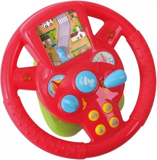 Teddies Volant plast průměr 26cm na baterie se zvukem se světlem v krabici 28x28x13cm 18m+