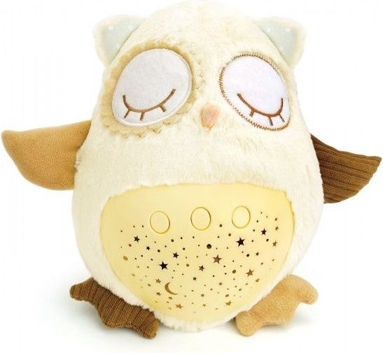 Teddies Sovička Usínáček plyš 25cm na baterie se světlem se zvukem v krabici 22x26x17cm 0m+ - obrázek 1