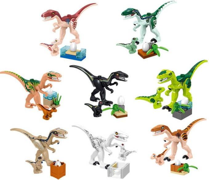 KOPF Figurky Jurský park dinosauři raptoři sada 16ks 9cm - obrázek 1