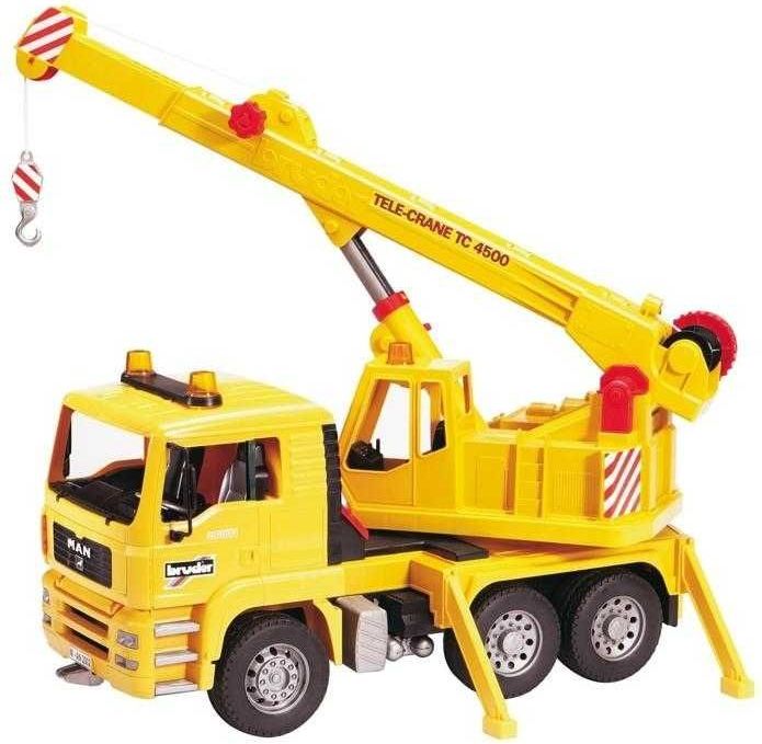 Bruder Nákladní auto MAN jeřáb stavební - obrázek 1