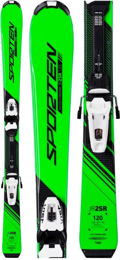 Sporten JR2SR dětské lyže 120 cm + Vist JR45 - obrázek 1
