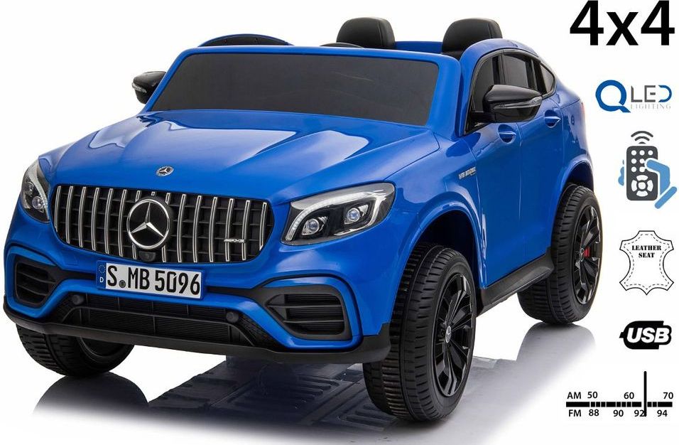 Beneo Elektrické autíčko Mercedes-AMG GLC, Dvoumístné, Kožená sedadla, Rádio s USB vstupem, Pohon 4X4 - obrázek 1