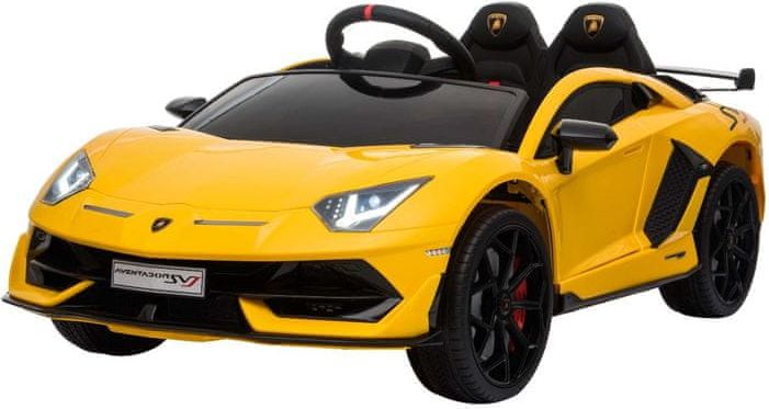 Beneo Elektrické autíčko Lamborghini Aventador, 12V, 2,4 GHz dálkové ovládání, USB / SD Vstup, odpružení - obrázek 1