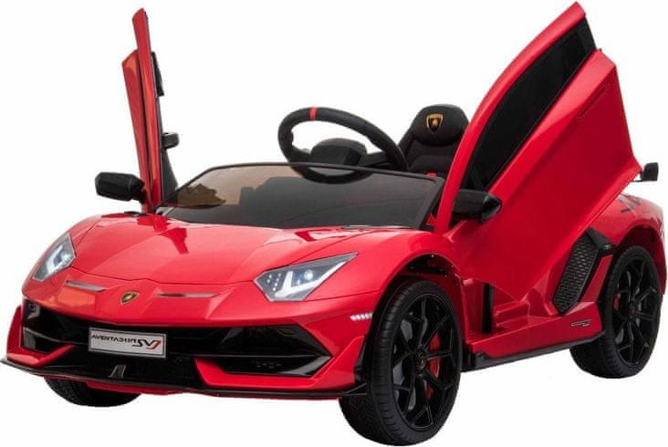 Beneo Elektrické autíčko Lamborghini Aventador, 12V, 2,4 GHz dálkové ovládání, USB / SD Vstup, odpružení - obrázek 1
