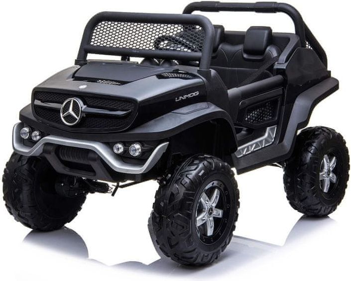 Beneo Elektrické autíčko Mercedes Unimog, Pohon 4x4, 12V / 14Ah, EVA kola, široké dvoumístné sedadlo - obrázek 1