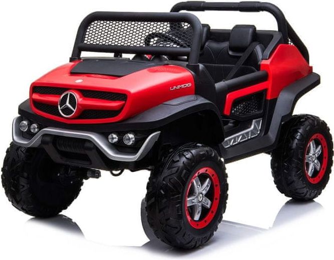 Beneo Elektrické autíčko Mercedes Unimog, Pohon 4x4, 12V / 14Ah, EVA kola, široké dvoumístné sedadlo - obrázek 1