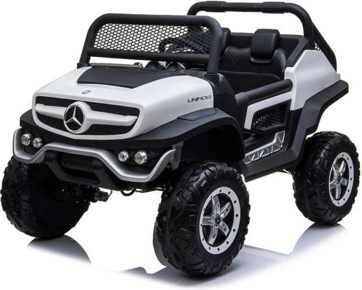 Beneo Elektrické autíčko Mercedes Unimog, Pohon 4x4, 12V / 14Ah, EVA kola, široké dvoumístné sedadlo - obrázek 1