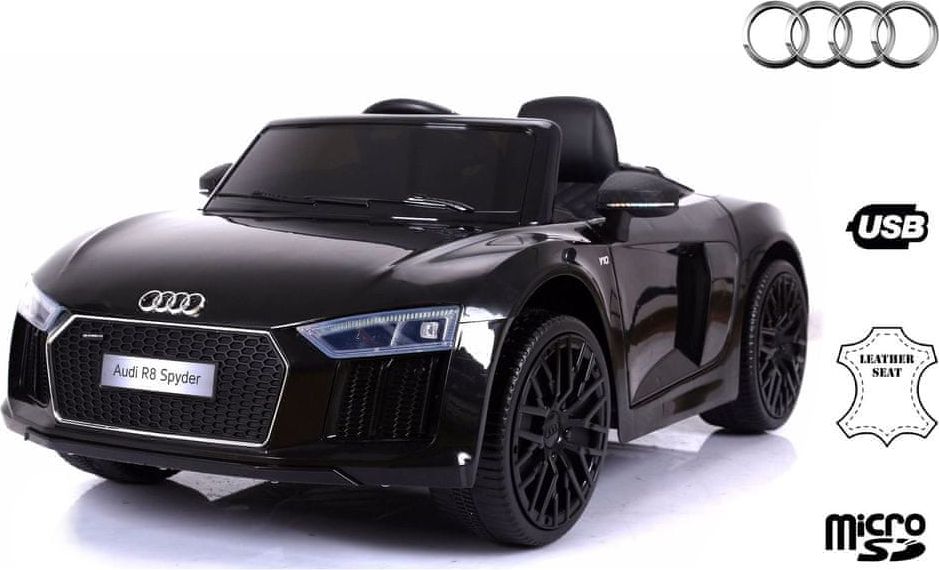 Beneo Elektrické autíčko Audi R8 Spyder, 12V, 2,4 GHz dálkové ovládání, otvíravé dveře, EVA kola - obrázek 1