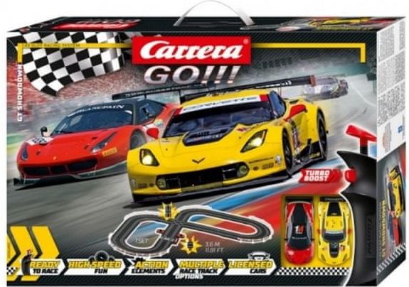 Carrera Autodráha Carrera GO!!! 62490 GT Showdown 3,6m + 2 formule - obrázek 1