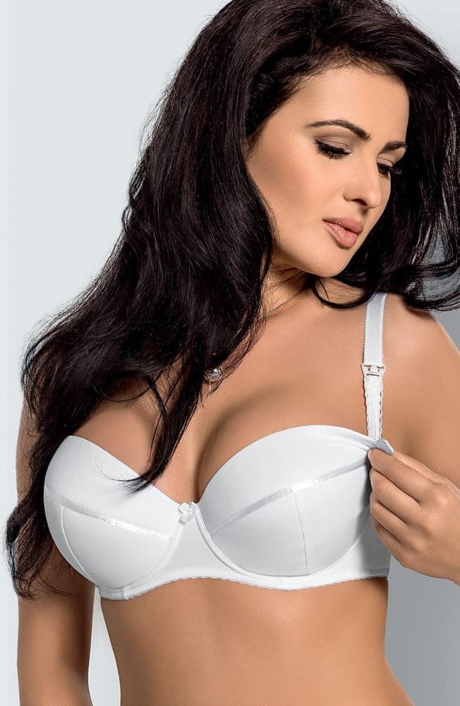 Gorsenia Push-up podprsenka Gorsenia MK01 Ana bílá 65E - obrázek 1