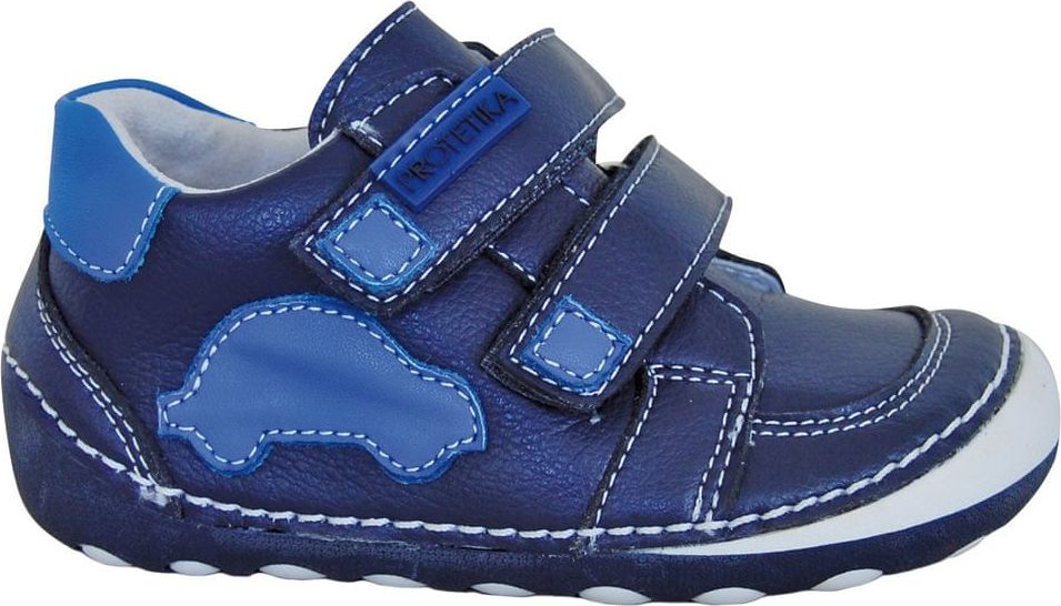 Protetika chlapecké kotníkové barefoot boty Levis 19 modrá - obrázek 1