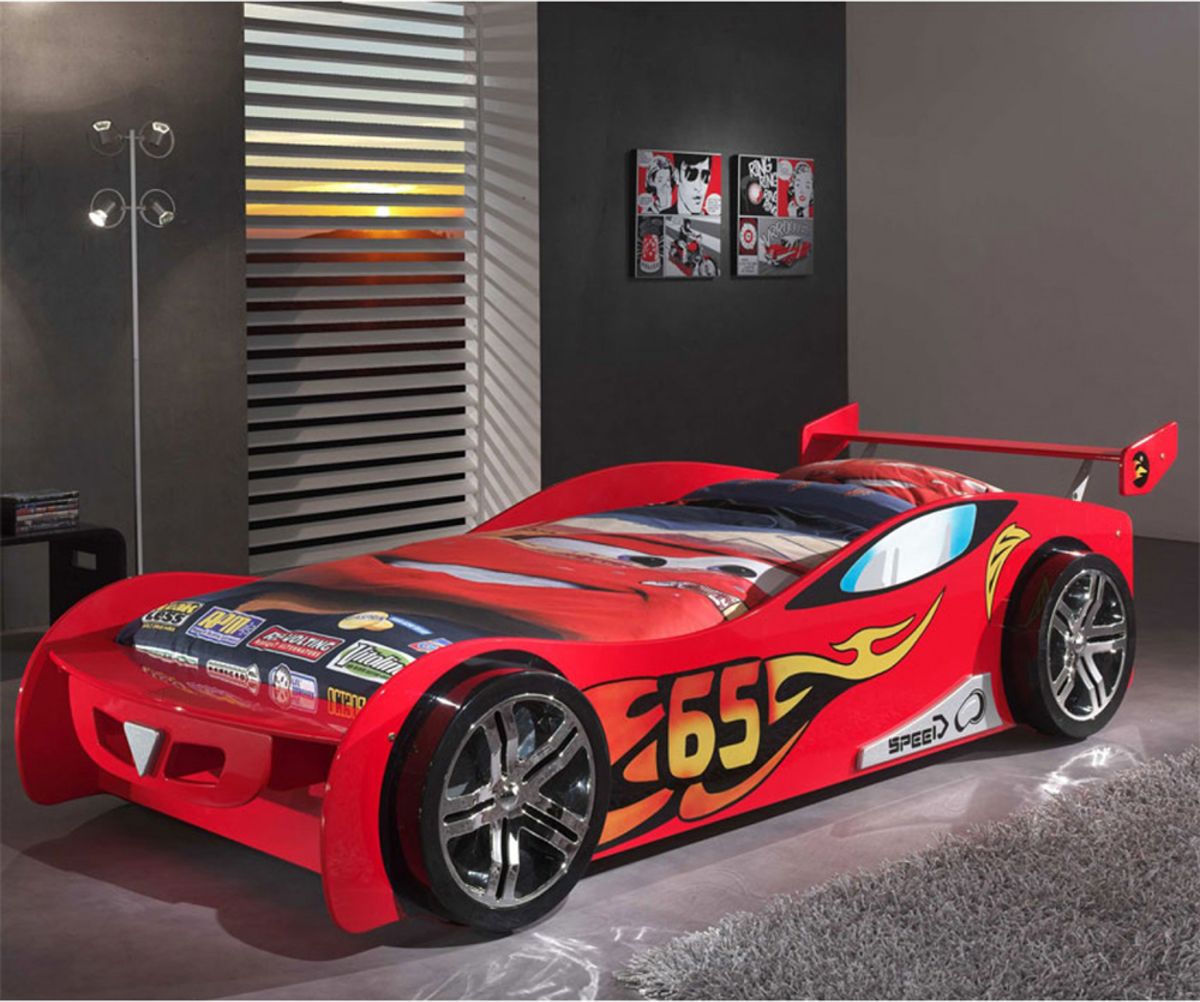 Dětská postel VIPACK FURNITURE Car Le Mans červená 200x90 cm - obrázek 1