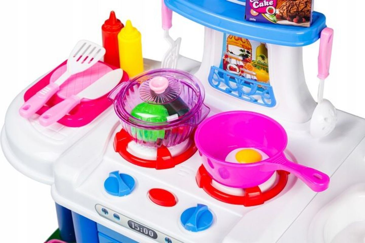EcoToys kuchyňka Little Chef 24676-0 bílá modrá - obrázek 3