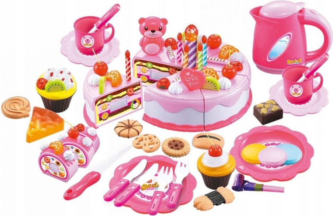 EcoToys kuchyňka 23904-0 bílá růžová - obrázek 1