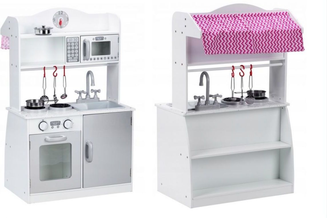 EcoToys kuchyňka 23902-0 šedá bílá - obrázek 1