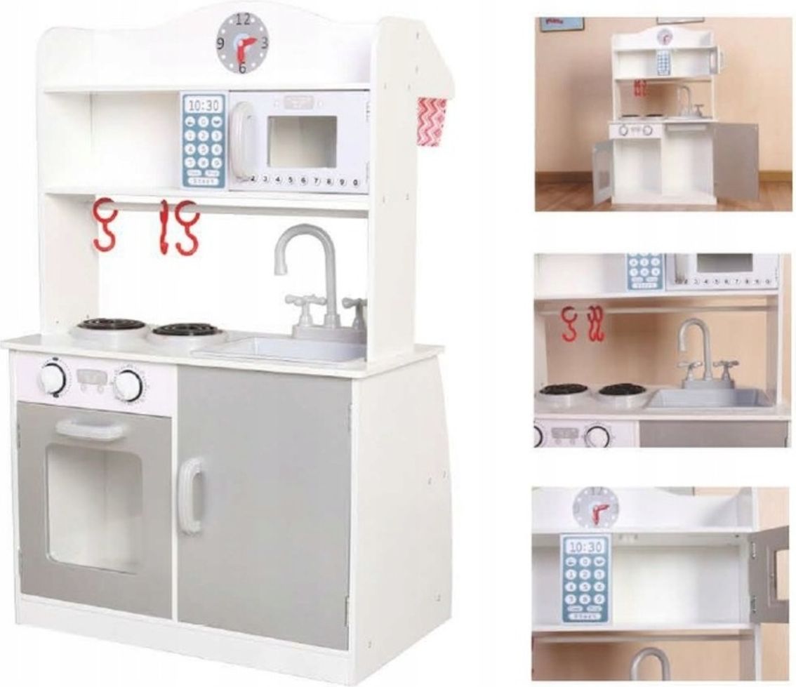EcoToys kuchyňka 23902-0 šedá bílá - obrázek 5