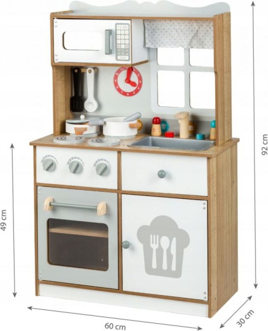 EcoToys kuchyňka Comfort 23339-0 šedá hnědá - obrázek 2