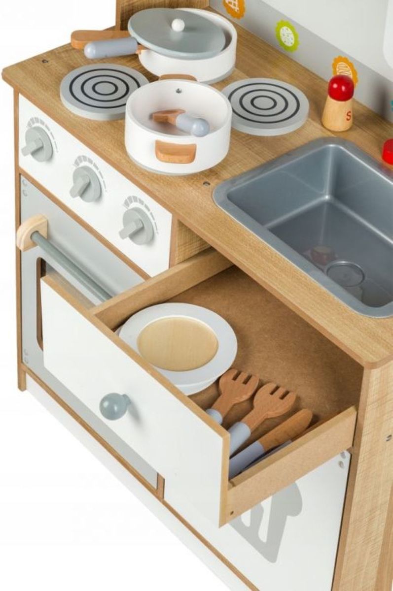 EcoToys kuchyňka Comfort 23339-0 šedá hnědá - obrázek 4