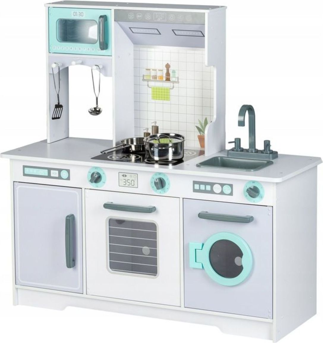 EcoToys kuchyňka Lux 23327-0 šedá bílá - obrázek 2