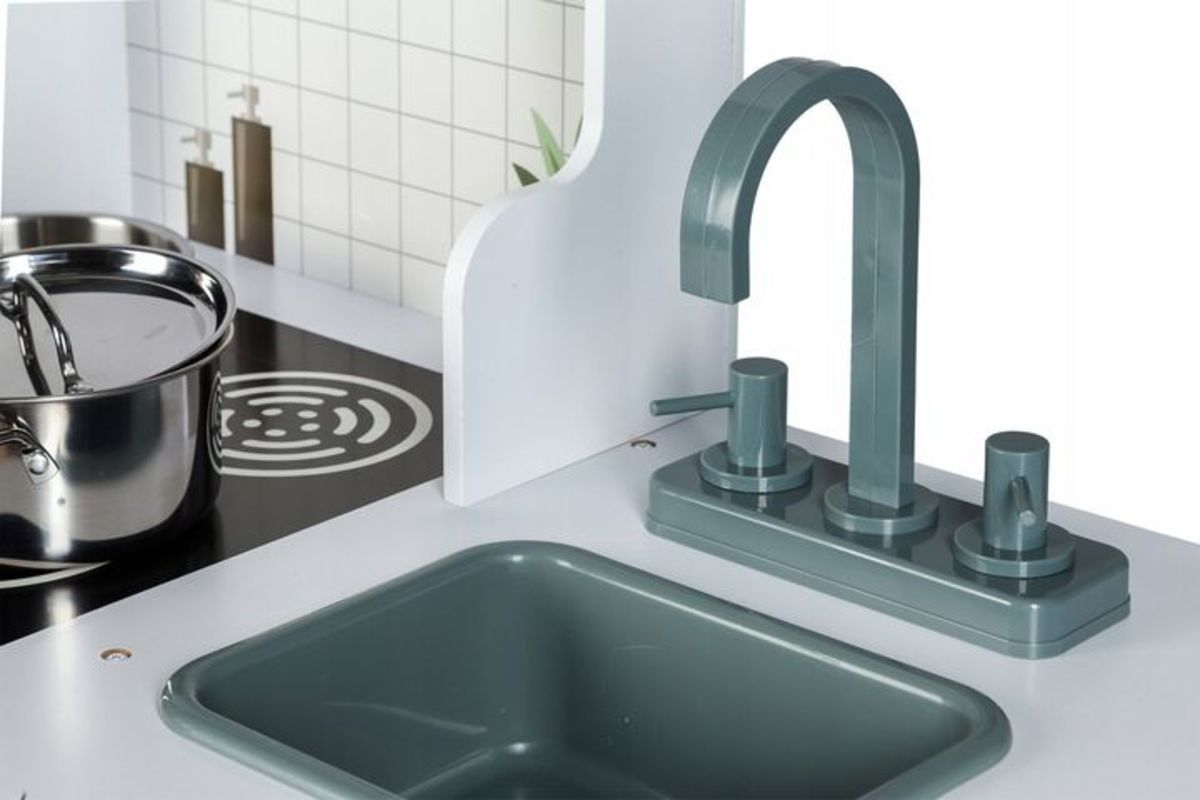 EcoToys kuchyňka Lux 23327-0 šedá bílá - obrázek 4