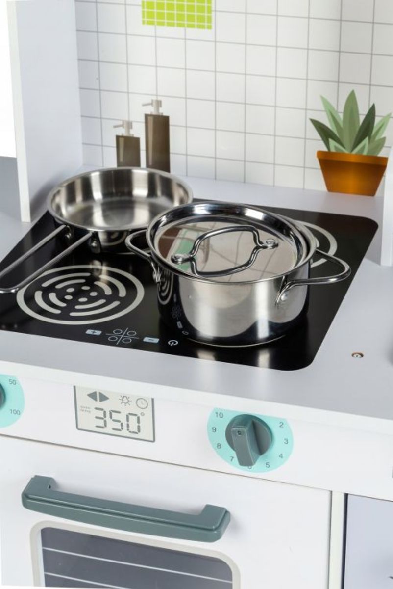 EcoToys kuchyňka Lux 23327-0 šedá bílá - obrázek 5