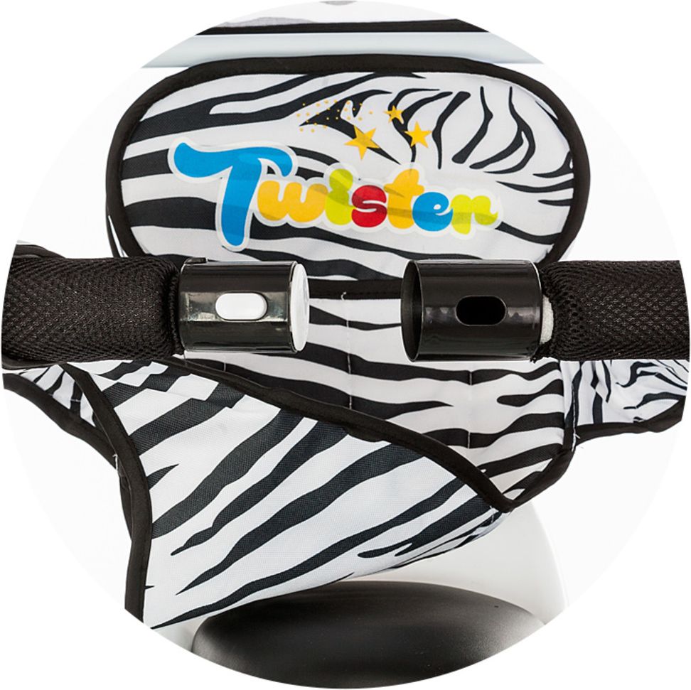 CHIPOLINO Tříkolka se stříškou Twister béžová-hnědá - obrázek 8