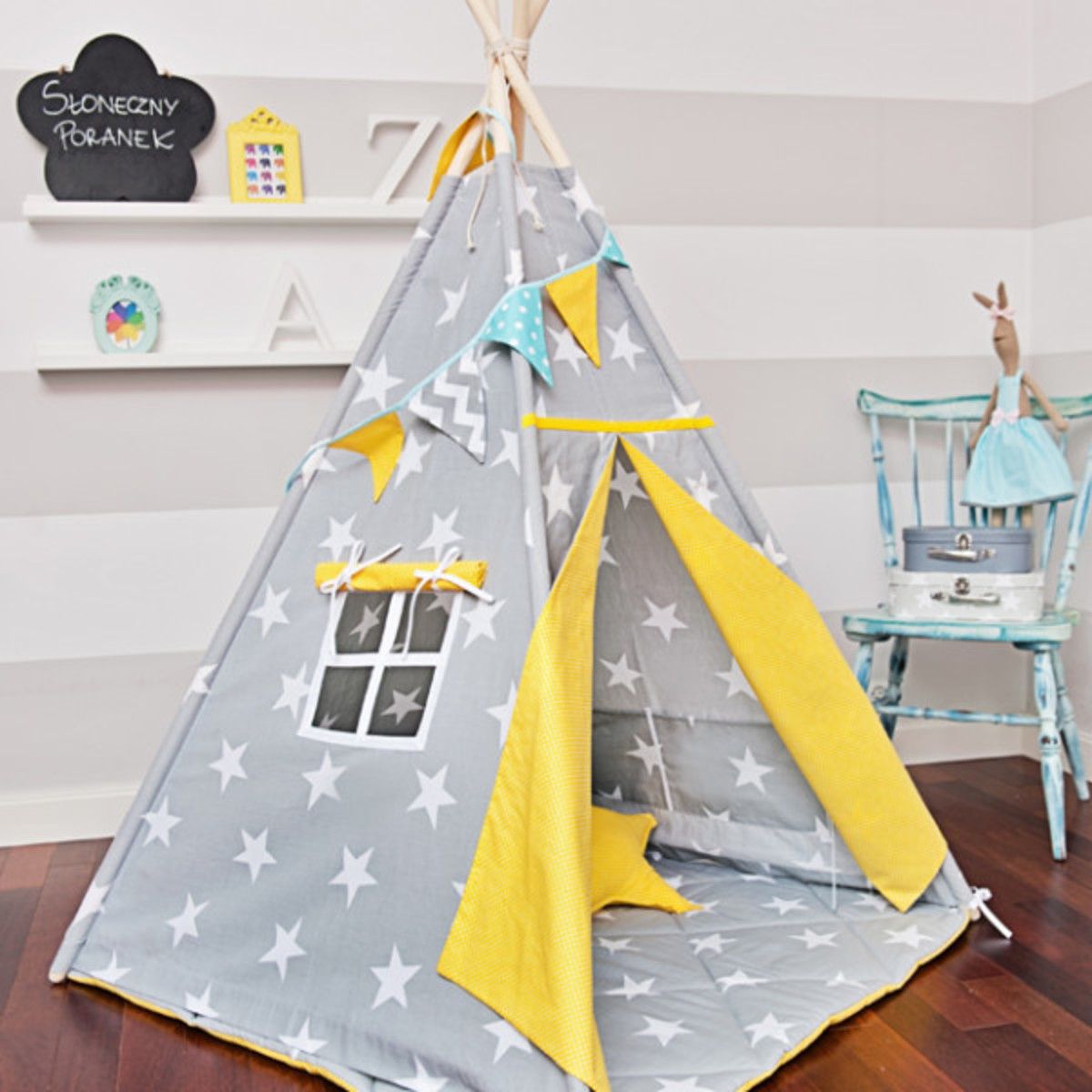 Teepee Slunečné ráno teepee + podložka - obrázek 1