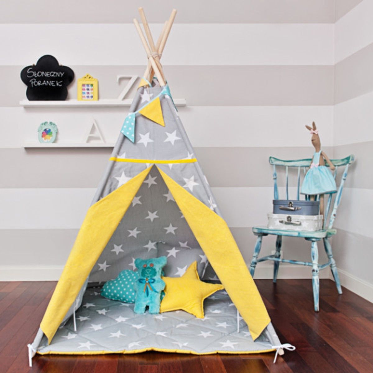 Teepee Slunečné ráno teepee + podložka - obrázek 2