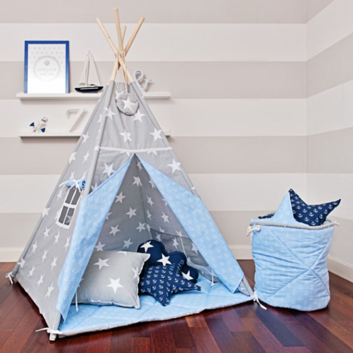 Teepee Mořský vánek teepee + podložka - obrázek 1
