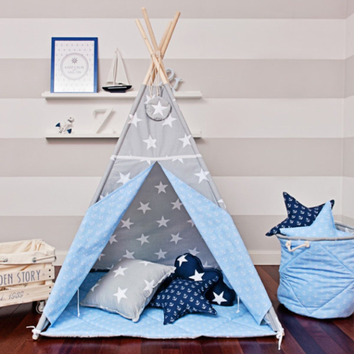 Teepee Mořský vánek teepee + podložka - obrázek 2