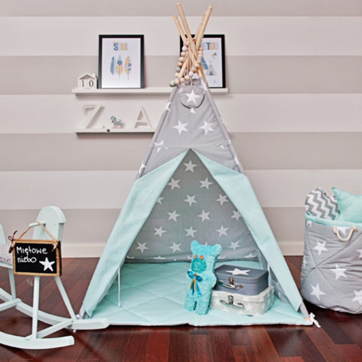 Teepee Mátové nebe teepee + podložka - obrázek 2