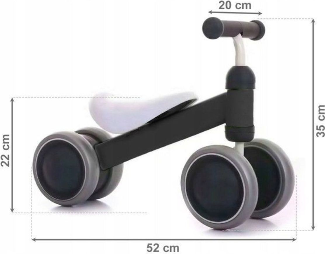 Odrážedlo Mini - černé - obrázek 3