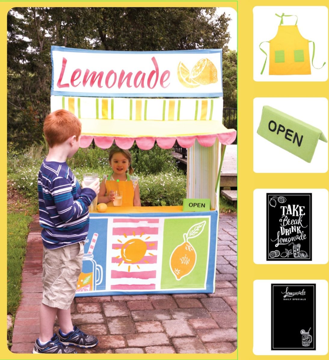 Dětský hrací domeček Stánek s limonádou 370037 - obrázek 5