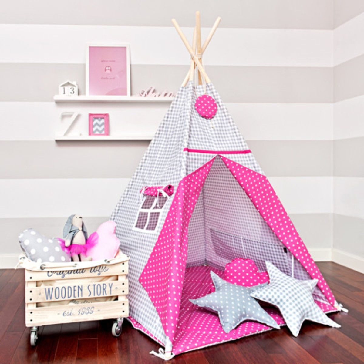 Teepee Romantický květ teepee - obrázek 1