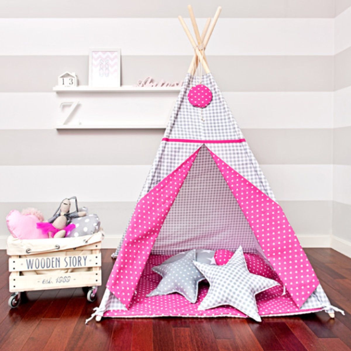 Teepee Romantický květ teepee - obrázek 2