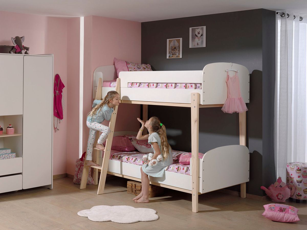 Dětská postel VIPACK FURNITURE Kiddy přírodní bílá 200x90 cm - obrázek 1