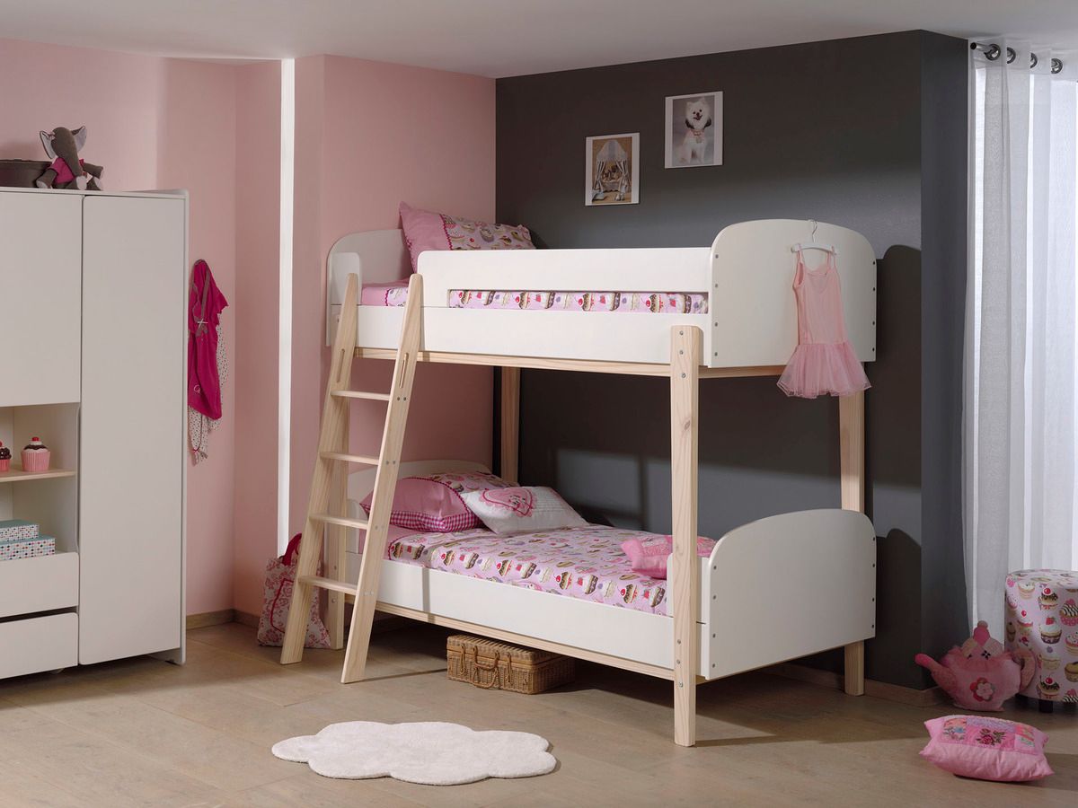 Dětská postel VIPACK FURNITURE Kiddy přírodní bílá 200x90 cm - obrázek 2